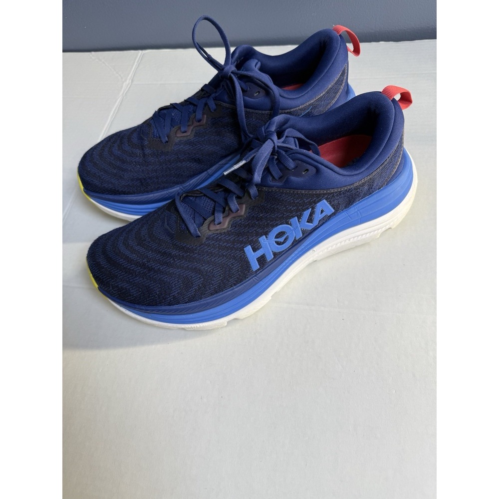 HOKA Gaviota 5 Men's Size 11 D Blue Running Shoes 1127929 BBES Athletic
